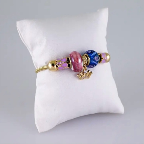 Pulseras Dama Zircon Stone Womens Bracelet 14K Real Color Brillo Miami - Picture 1 of 8